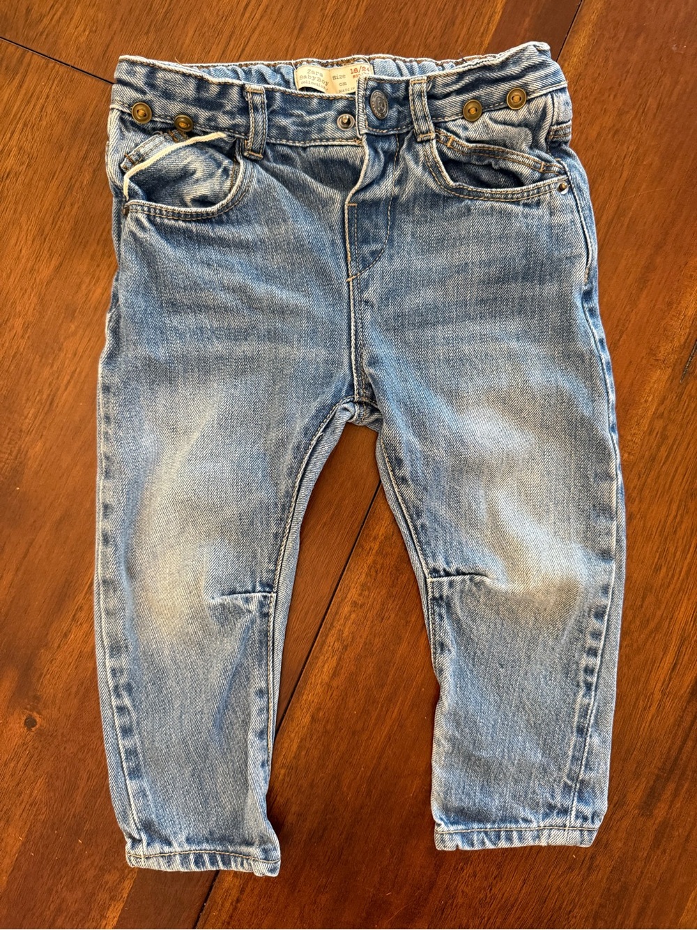 Zara Kids Light Wash Blue Denim Jeans
